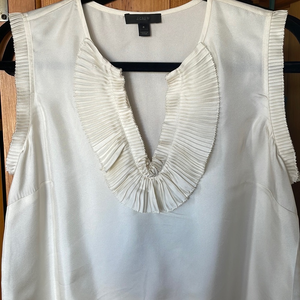 J. Crew sleeveless blouse